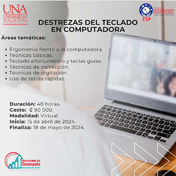 Destrezas del Teclado en la Computadora