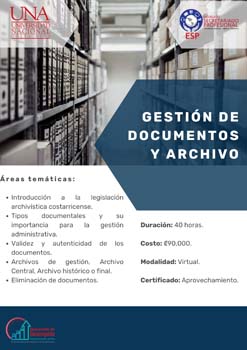 Gestión de Documentos y Archivos.
