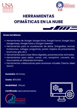 Herramientas Ofimáticas en la Nube