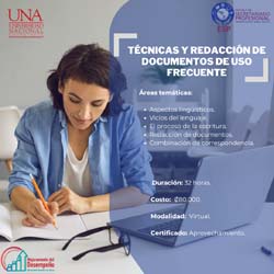 Técnicas y Redacción de Documentos de Uso frecuente