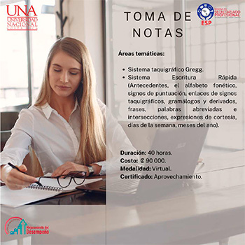 Toma de notas